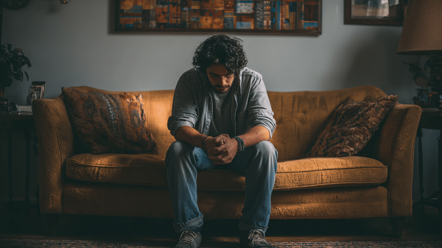 a man thinking that Health Anxiety Is Ruining My Life